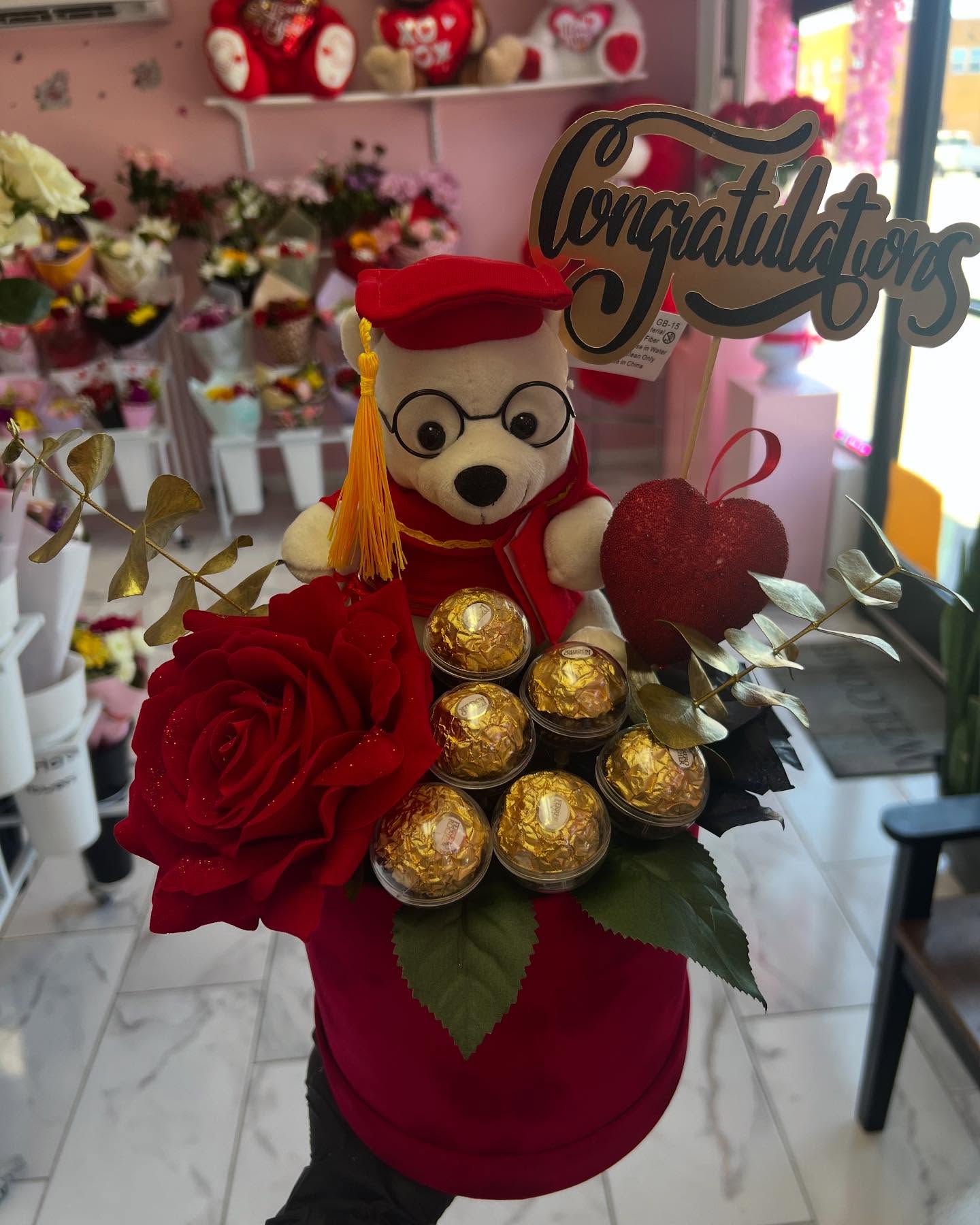 Graduation bouquet from Aroma Flowers